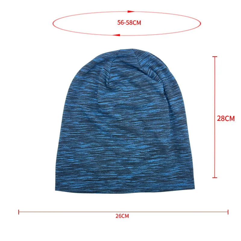 Heather Slouch Beanie Unisex Cold Hat Windproof Warm Hair Protection Skull Cap Women Men Soft Stretch Daily Maternity Sleep Head