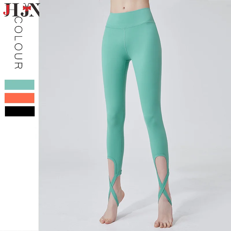 

Cross Leggings Yoga Pants For Women Bodybuilding Run Breathable Buttocks Lifting Fitness Pants Elastic Force High Waist Luxury