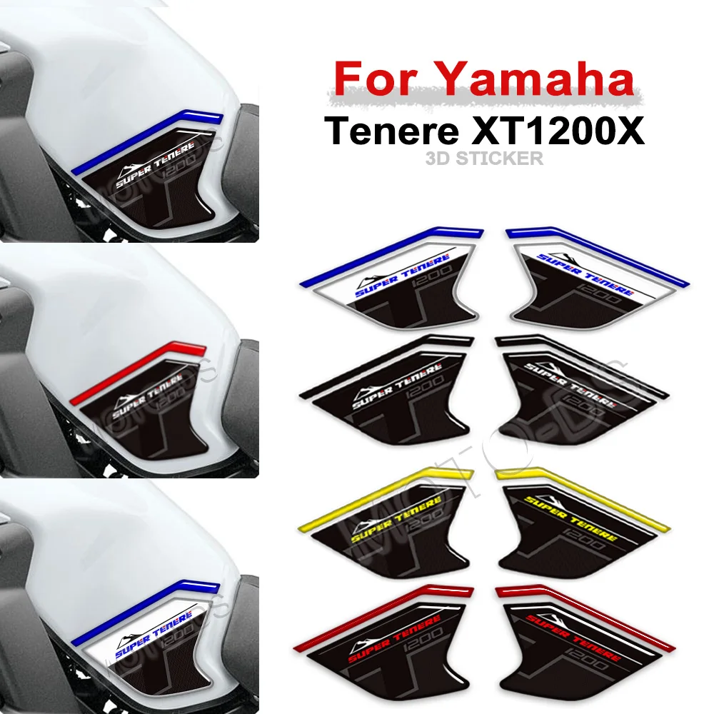 

Motorcycle Tank Knee Pads For Yamaha Super Tenere XT1200X XT1200ZE XT 1200 Z ZE ES XTZ 3D Resin Anti-Slip Protector Guard Decals