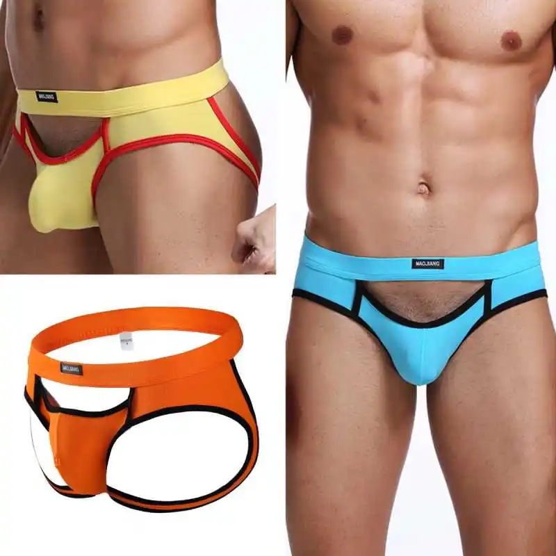 ملابس داخلية للرجال مثيرة ومفرغة ذات سيور رفيعة ومنخفضة الارتفاع ملابس داخلية للرجال بحزام رياضي ملابس داخلية مثيرة #2