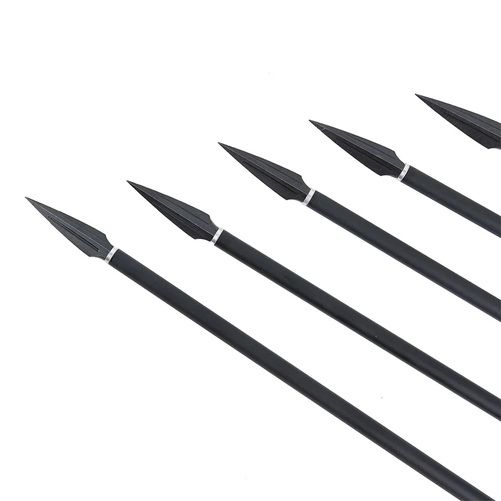 120/150 الحبوب عالية الكربون الصلب السهم الصيد برودهيد السهم نصائح ل قوس منحني/مجمع الصيد الملحقات 6/12/24 قطعة #5