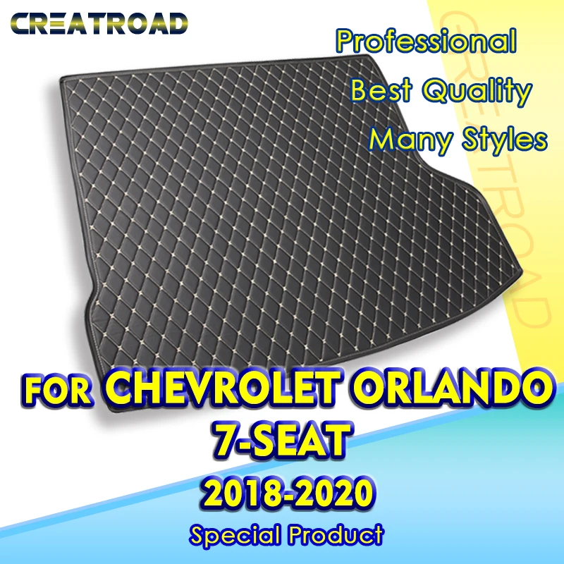 

Car Trunk Mat For Chevrolet ORLANDO 7-Seat 2018 2019 2020 Custom Car Accessories Auto Interior Decoration