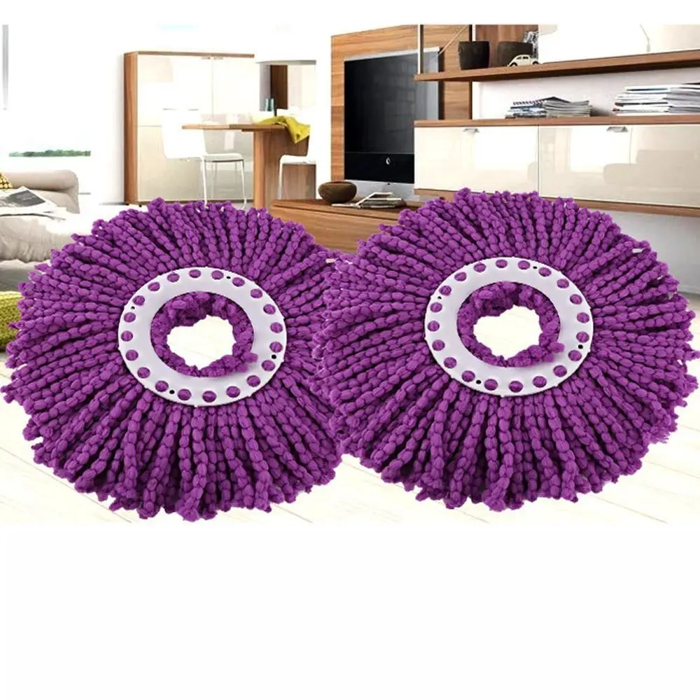 Soft Replacement Mop Head 360° Spin Microfiber Brush Mop Head Multicolor Kitchen Tool Household Cleaning Tools Accessories