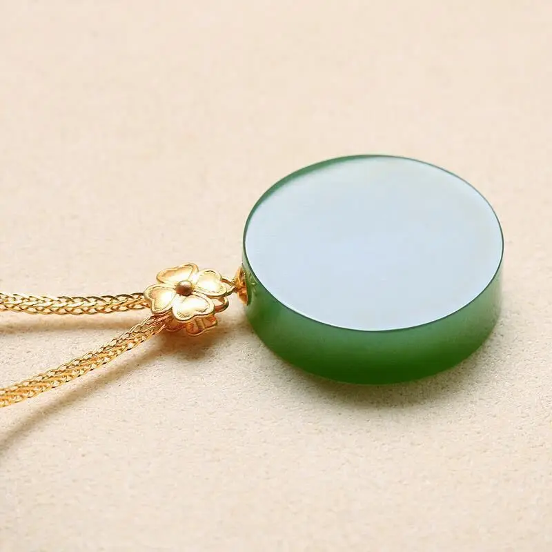 Hotan Jade Jasper Pendant Female Jade Pendant Jade Token No Event Token Round Token Female Pendant