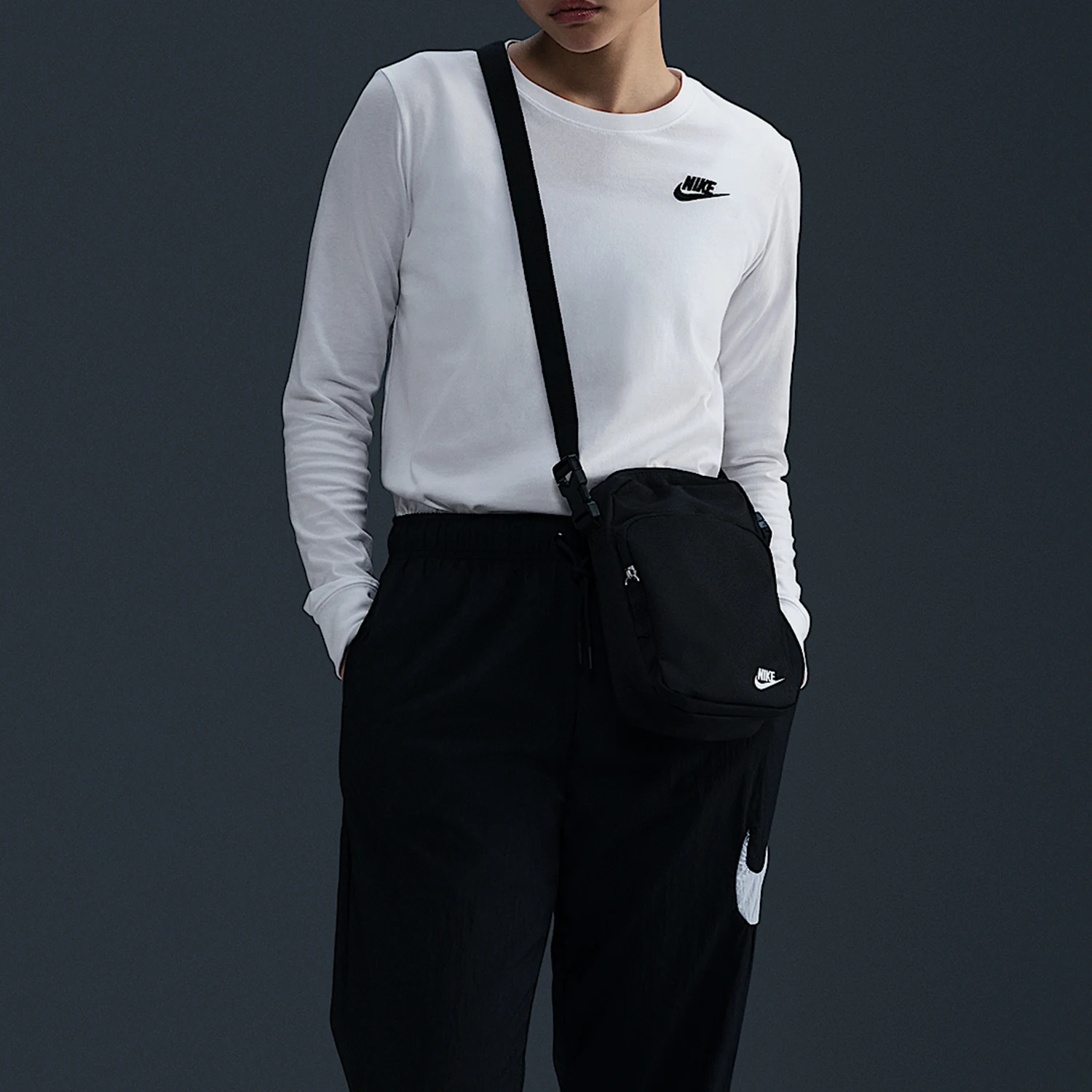 Nike genuine comfortable summer style women's casual sports knitted long sleeves HF0781-100