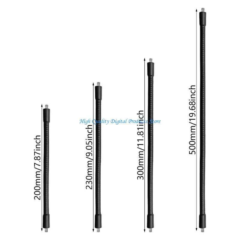 U2JE 1/4 인치 수컷 나사 금속 확장로드로드 gooseneck 팔 카메라 확장 호스