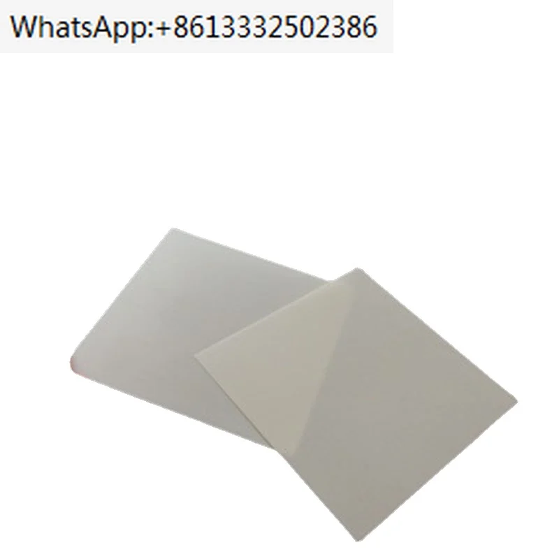 Aluminum Nitride Ceramic Sheet 50*50*0.1/0.15/0.2/1mm High Thermal Conductivity Insulating Substrate ALN Cutting Processing