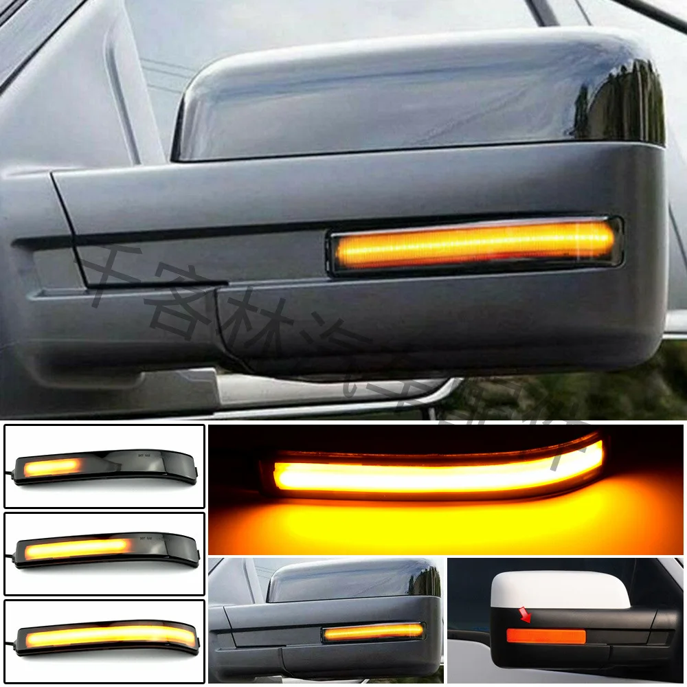 

Suitable for Ford F-150 09-14 Raptor LED dynamic turn signal lights, rearview mirror water flow turn signal lights