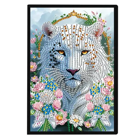10 best sales Diamantmålning med vit tiger - №4