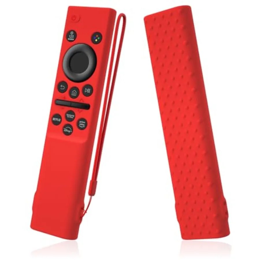 

Remote Cover Compatible with Samsung Remote bn59-01393/bn59-01388 Silicone Case Cover with Lanyard