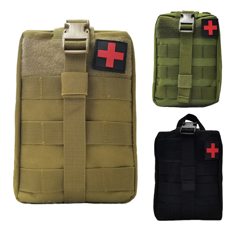 

Nylon Hunting Molle Pouch Outdoor Travel First Aid Kit Tactical Medical Bag Camping Climbing Waist Pack Bicycle Hiking Sport Bag