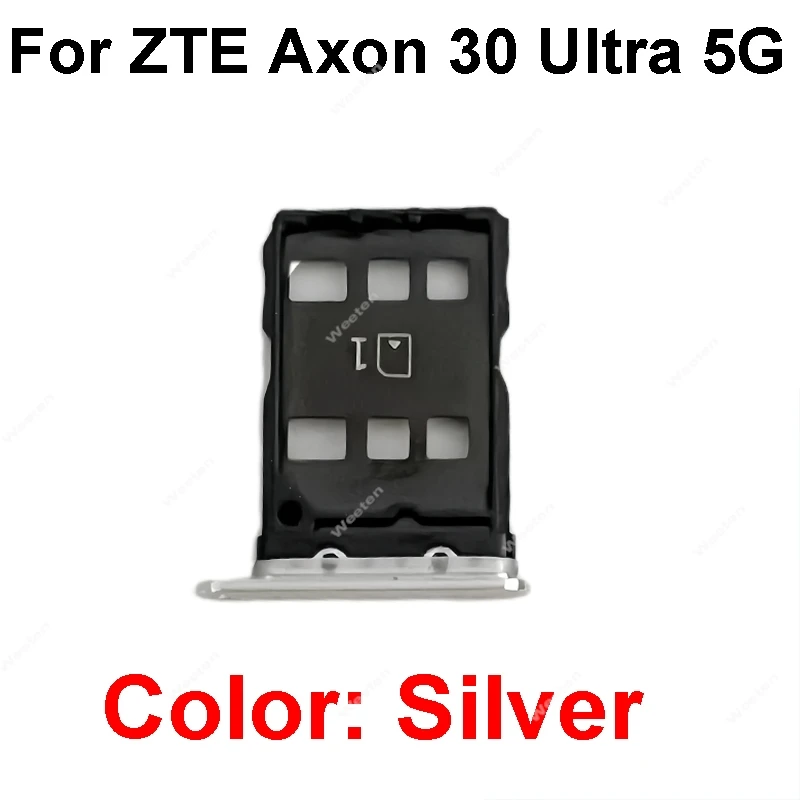 SIM Card Slot Tray Holder Adapter For ZTE Axon 30 30S 40 50 Pro Ultra SE 5G Axon 60 Lite SIM Card Tray Slot Spare Parts view 5