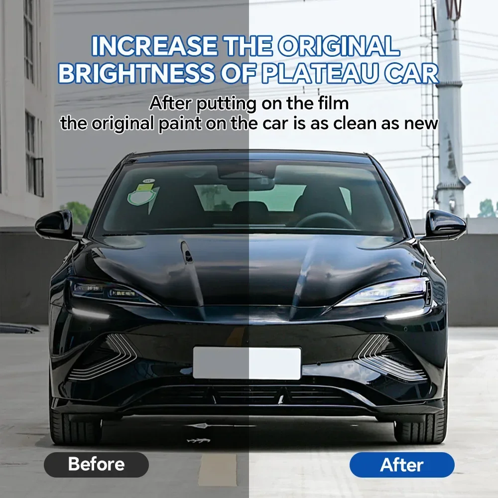 Para BYD Seal EV versión 2021-2024 película retrovisora de faros de coche película protectora de pintura TPU precortada transparente PPF resistente a los arañazos