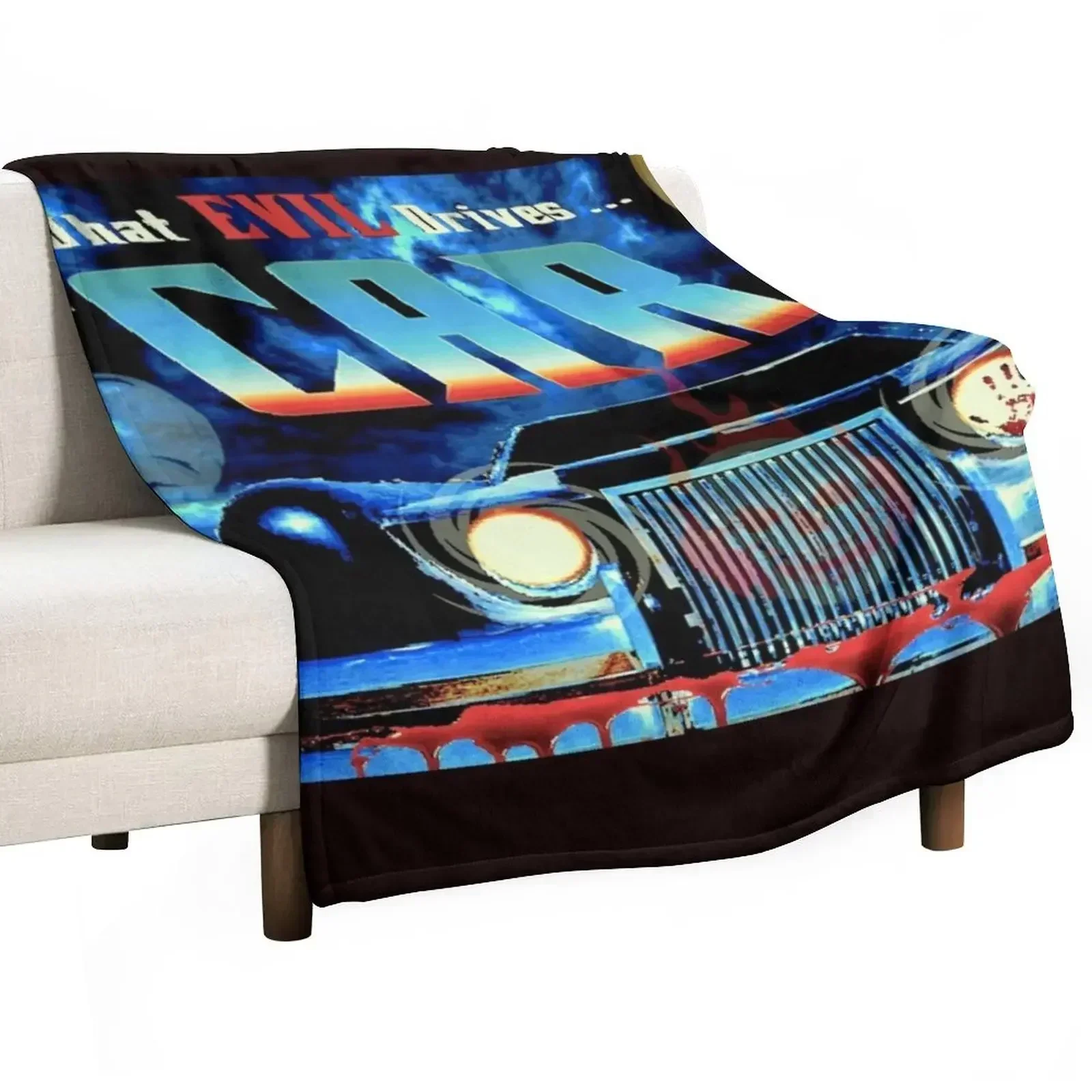 THE CAR HORROR FILM 1977 Throw Blanket Color Fast Cozy Throw Blanket