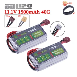 1/2/3/5 sztuk 11.1V bateria 3S 1500mah 40C ~ 60C bateria Lipo do RC samochód FPV drony samolot quadcopter helikopter zapasowe baterie