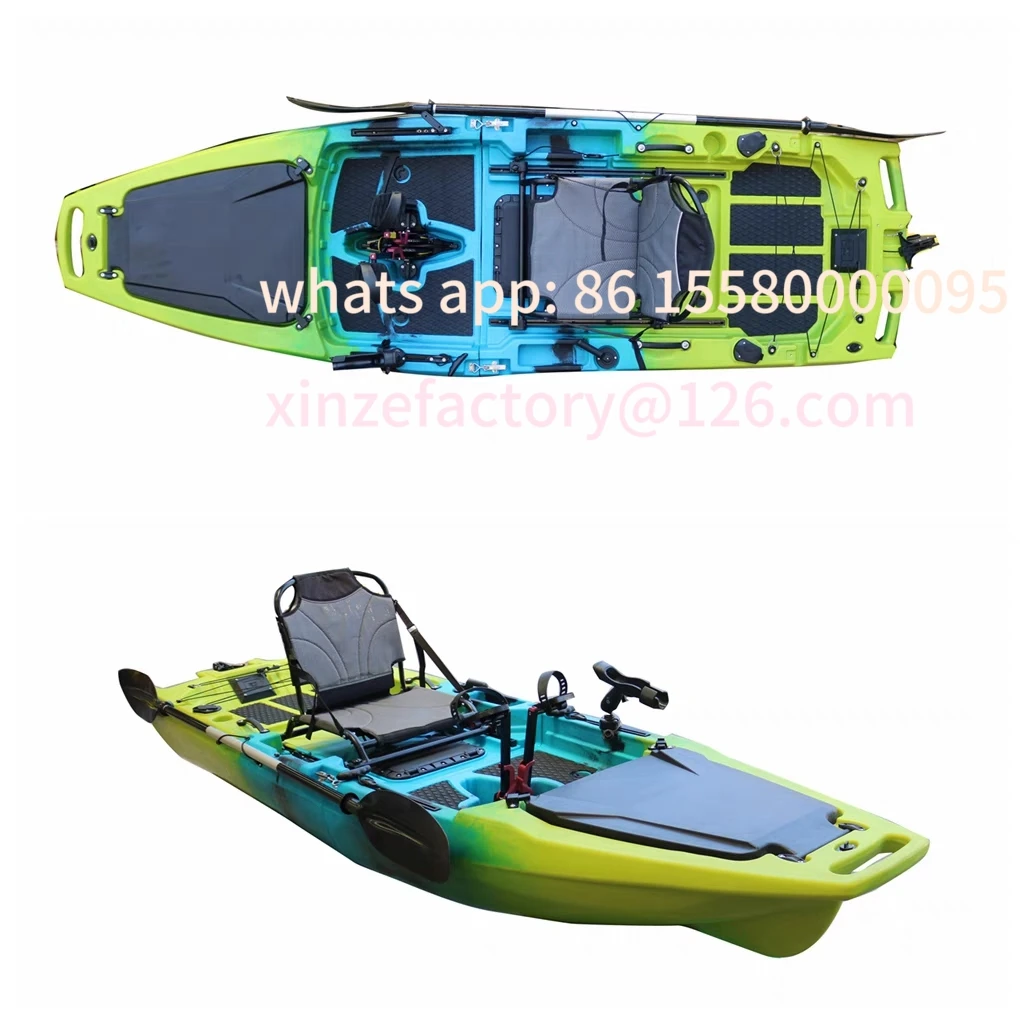 

Customizable new Kayaklua boat pedal boat detachable splicing single double portable Luya boat easy to operate