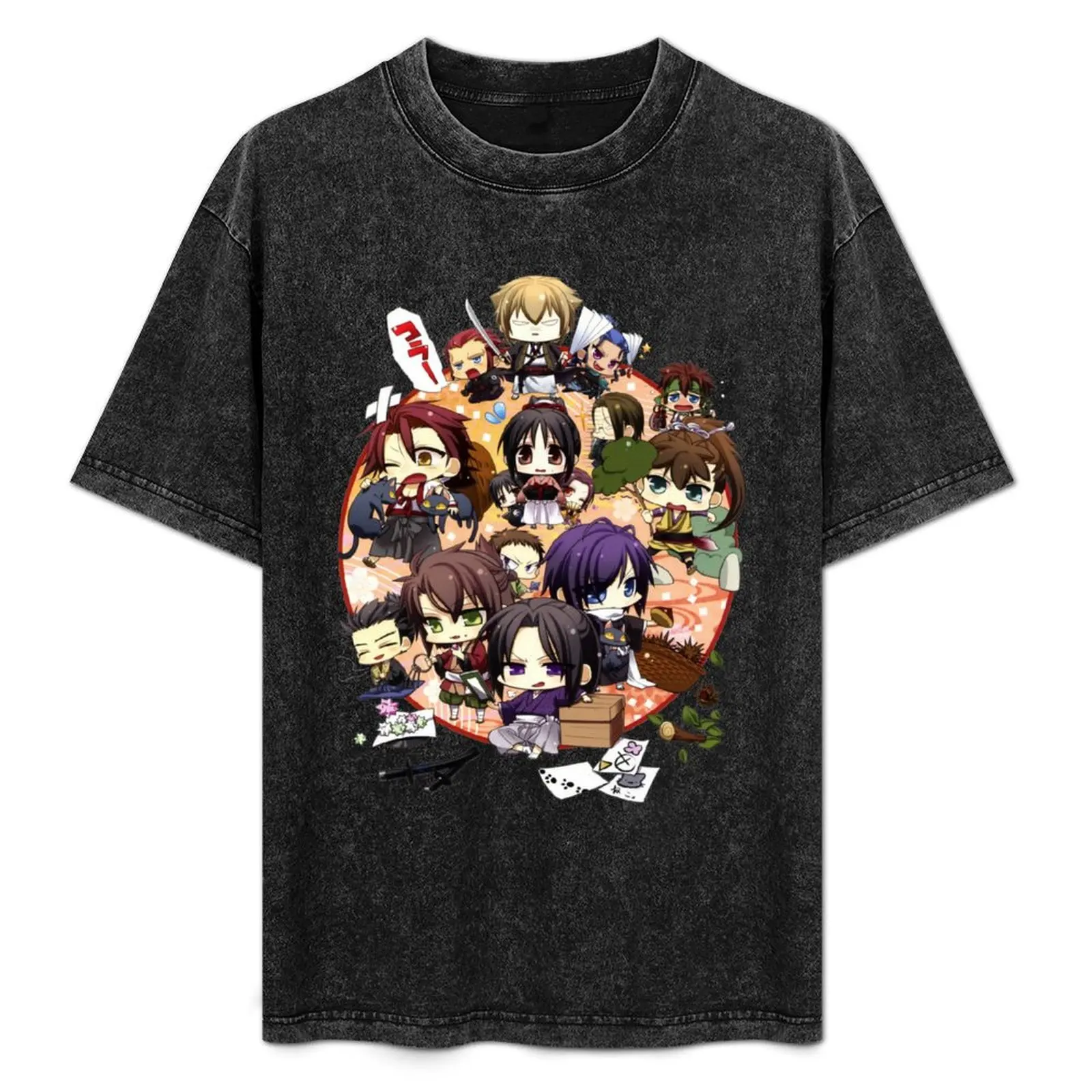 

Hakuouki family T-Shirt Big Size Loose Fit Tee Shirt