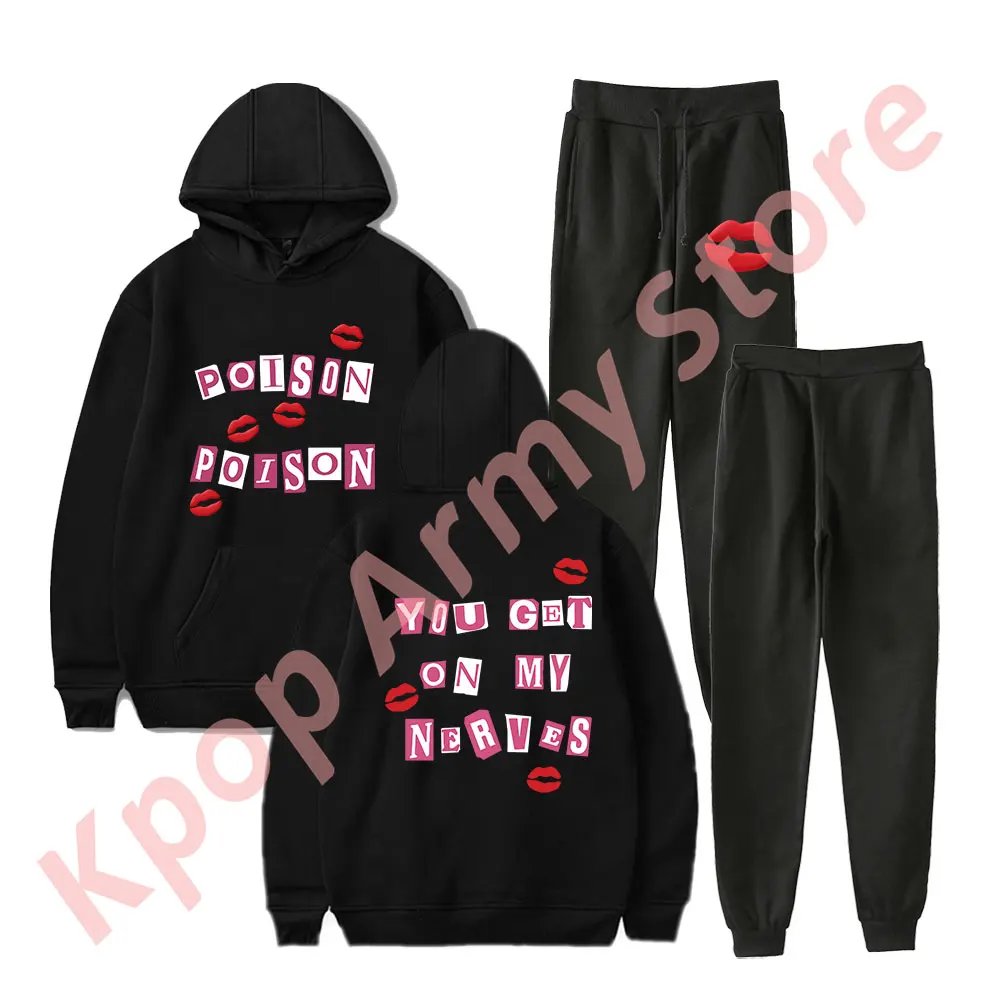 

Renee Rapp Poison Poison Sweatshirts Set Snow Angel Tour Merch Hoodies Women Men Fashion Casual Streetwear