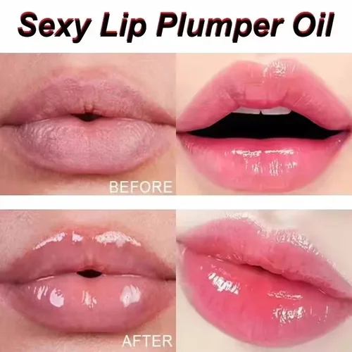Imagen 2 del producto Suero de bola de labios voluminizador instantáneo, aceite esencial regordete de labios, hidratante de larga duración, Reduce las líneas finas, brillo de labios, cuidado de labios Sexy