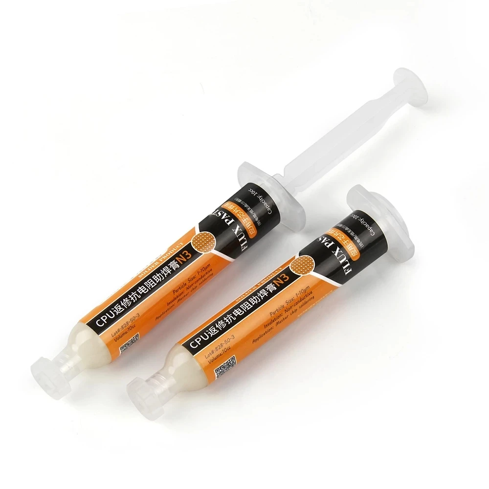10CC ฮาโลเจนฟรี Solder Paste Flux No-Clean-กิจกรรมเชื่อมจาระบีสำหรับ PCB BGA SMD Soldering ซ่อม Rework เครื่องมือ