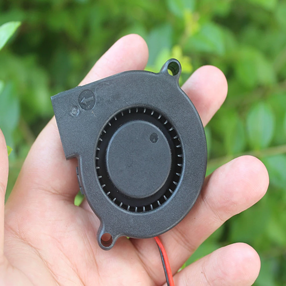 2PCS Mini 5015 Turbo Fan Cooling Fan DC 5V Brushless Cooling Fan Mute Micro 5cm Cooling Fan image 4