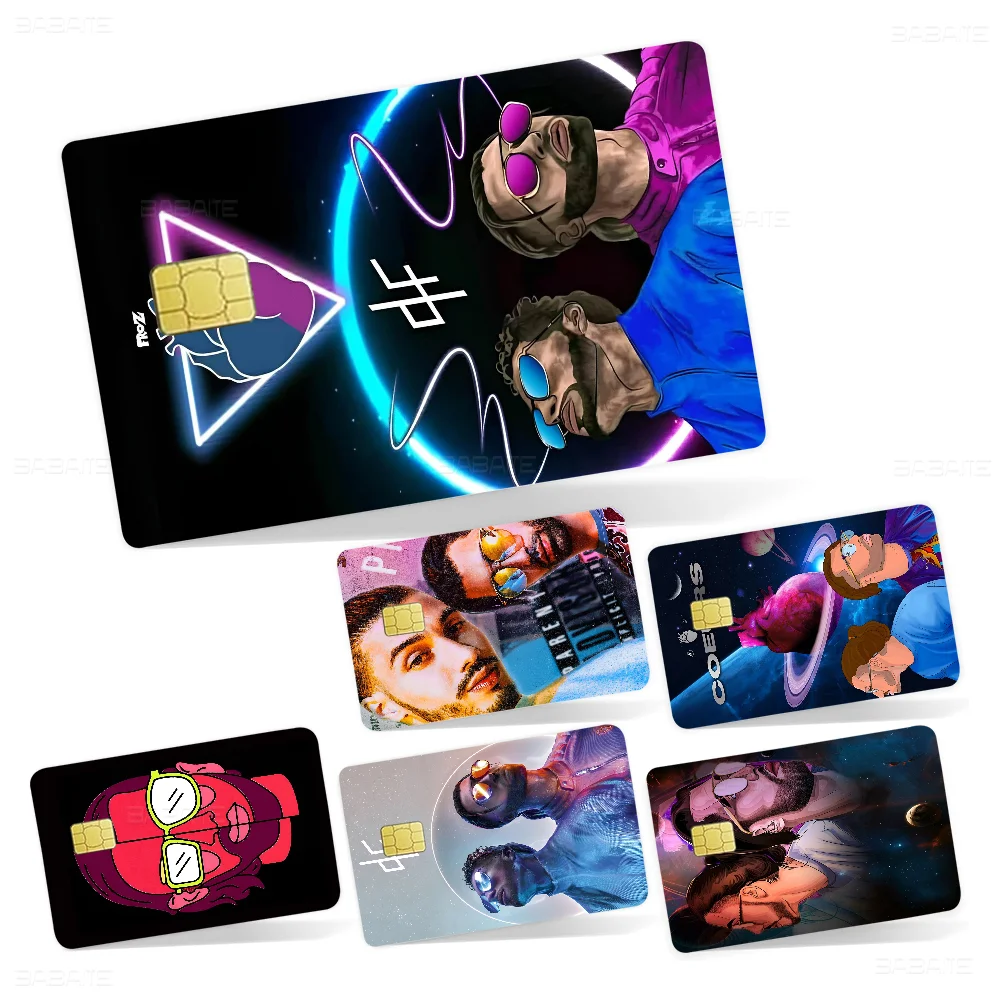 

PNL QLF Rapper Singer Poker Sticker Film Tape Skin For Credit Card Debit Card Cartoon Waterproof Stickers Small Chip