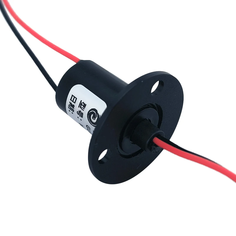 

WX12-2P05 12mm outer diameter 2-way 5A micro capped slip ring low power conductive slip ring rotating conductive ring