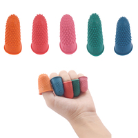 5Pcs Counting Cone Rubber Thimble Protector Sewing Quilter Finger Tip Craft Needlework Sewing Accessories Kitchen Accessories