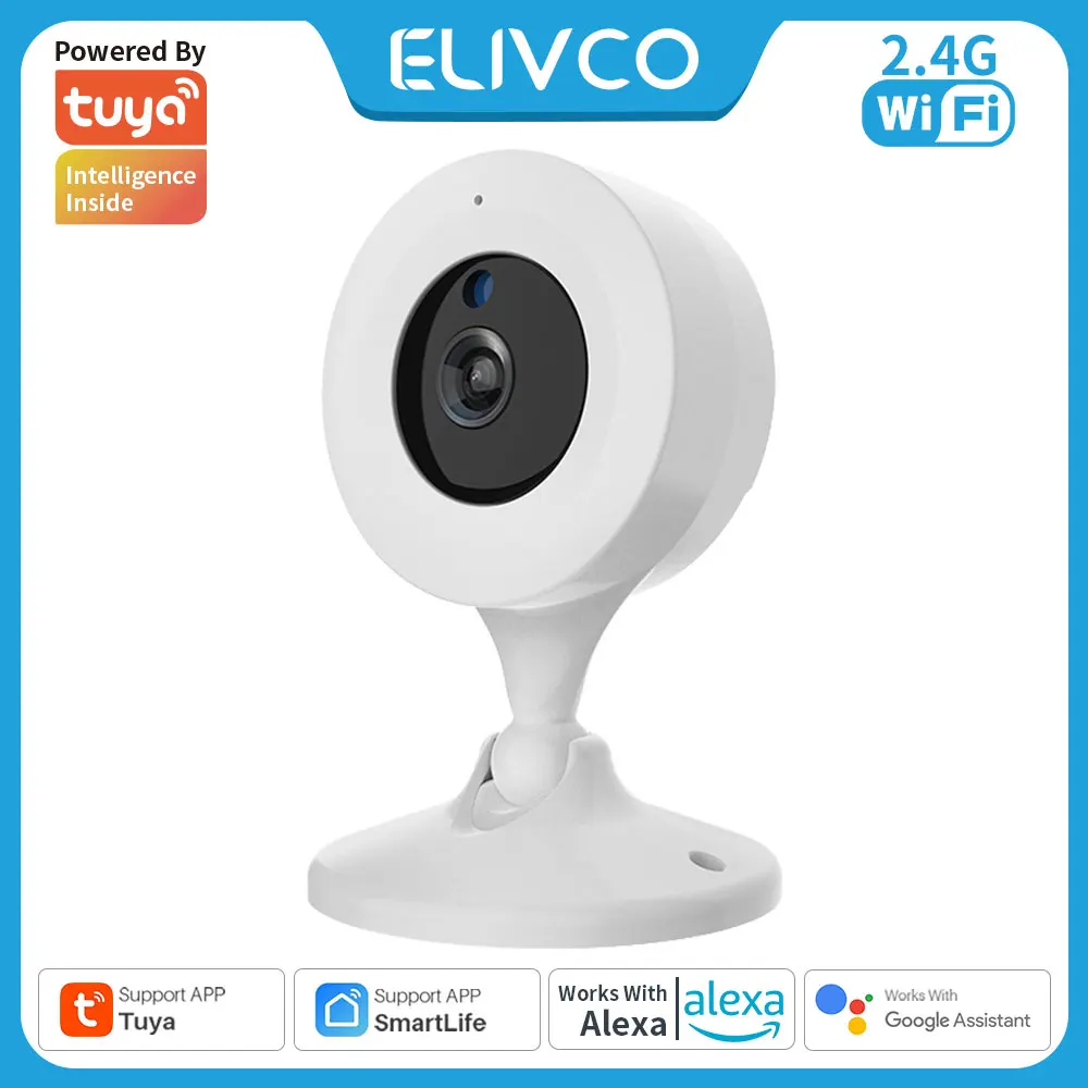 

Tuya WiFi Smart IP Camera Smart Home Security Camera 1080P HD Real-time APP Alerts Infrared Night Vision