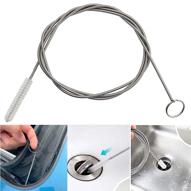 

150cm Car Drain Dredge Cleaning Scrub Brush Auto Sunroof Long Hoses Detailing Cleaning Tool Car Accessories Sink Pipe for Benz