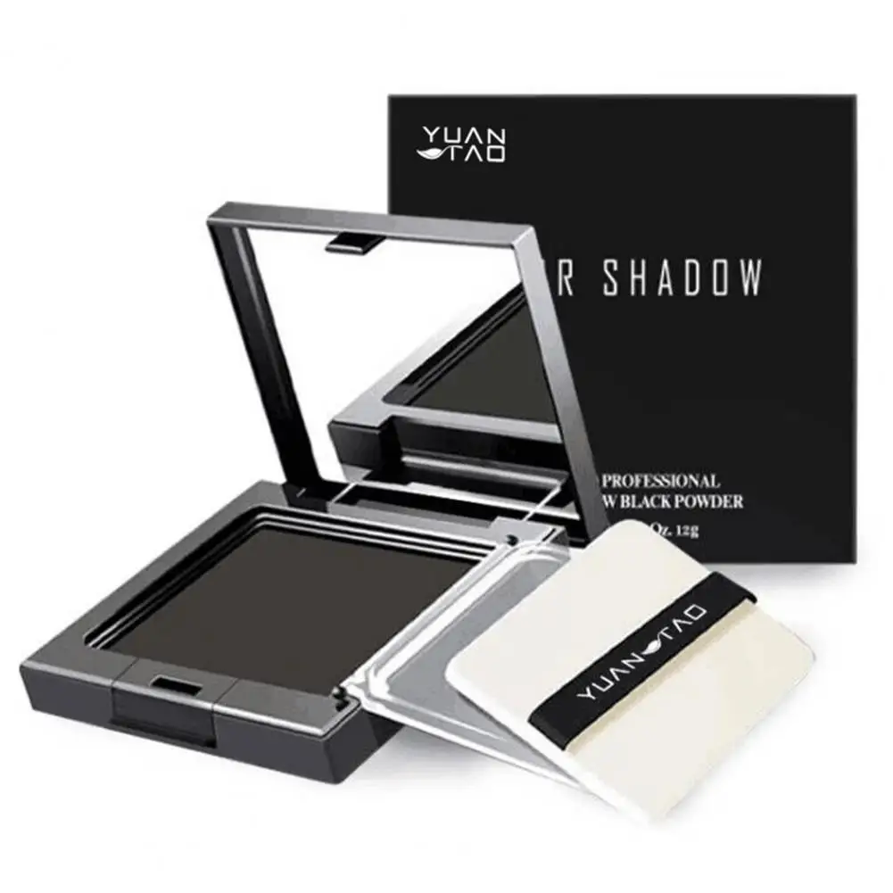 Sweatproof Contour Palette para Cabelo, Hairline Shadow Powder, Textura macia, Tingimento de cabelos para cabelos precisos, Windproof