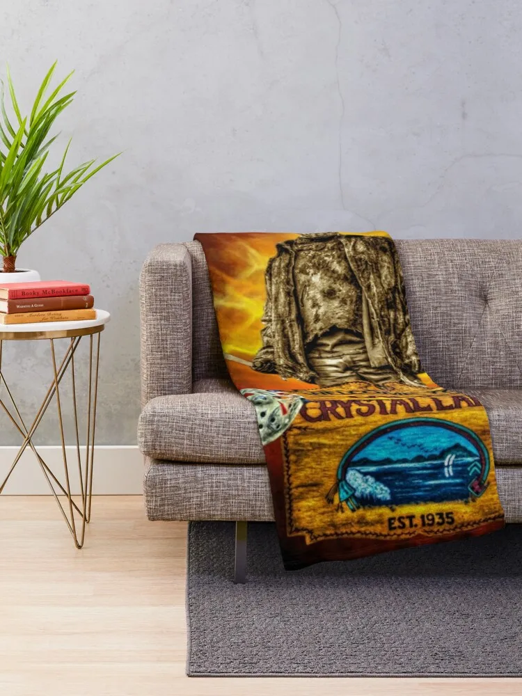 Jason Voorhees Friday The 13th Fan Art Throw Blanket Flannels Luxury Designer For Decorative Sofa Blankets