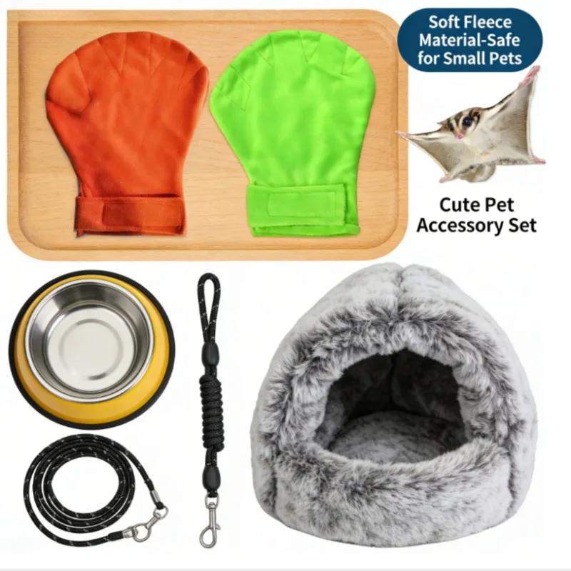 

Перчатки с защитой от укусов для сахарных планеров, белков, летающих белков, хомяков, теплая защита от царапин, товары для купания, товары для домашних животных