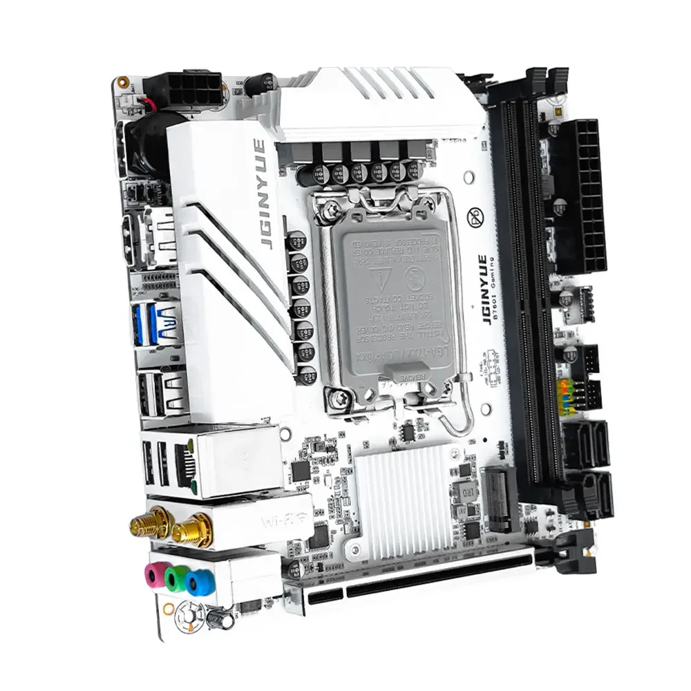 JGINYUE B760i Motherboard LGA 1700 Support Intel Core i3/i5/i7/i9 12th 13th DDR4 Memory New Desktop itx B760i-GAMING