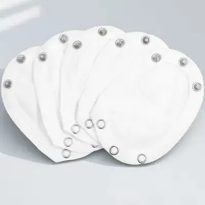 

5Pcs Romper Extender Soft Cotton Snap Closure Bodysuit Length Adjuster for Growing Infants Extension Add-on Patch