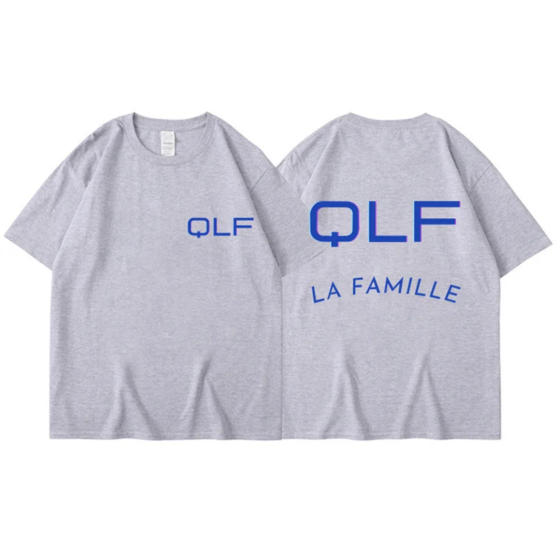 Qlf La Famille Men Women Fashion T-shirts Male Cotton West Tshirt Le Monde Chico Album for PNL Lovers French Rap Band Print Tees