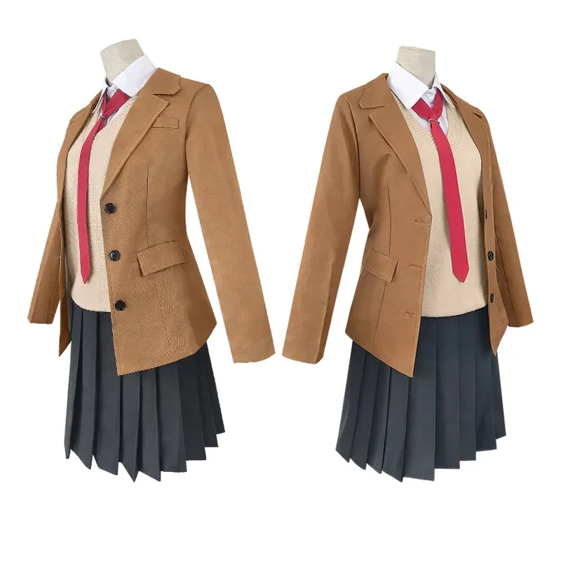 Anime Seishun Cosplay Fantasias, Yarou cego, Ajima Sakurma, Conjunto uniforme do jogo