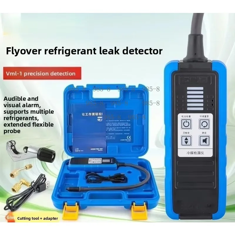 R22 R410 R32 Refrigerant Gas Halogen Leak Testing Tool, Refrigerator & Vehicle Air Conditioning Refrigerant Leak Detector