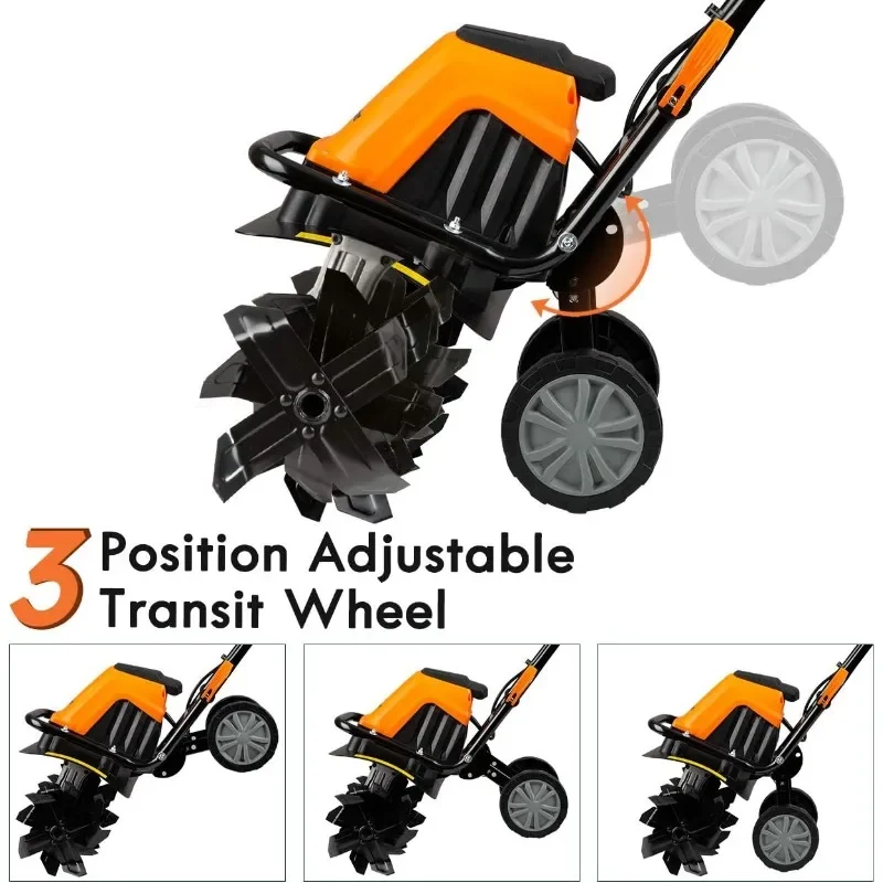 Lavadora eléctrica LawnMaster TE1016M de 10 amperios, 16 pulgadas, verde