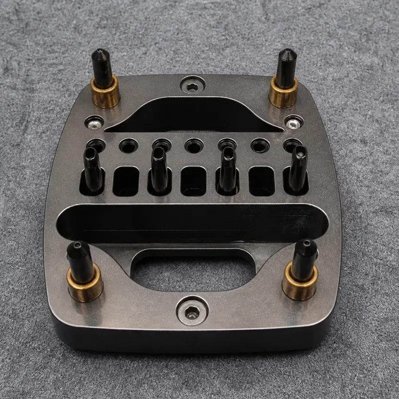 Leather Watch Strap Punch Set Self Centering Hole Punch Tool Round Oval Adjustable for 10 26mm Straps DIY Repair Kit