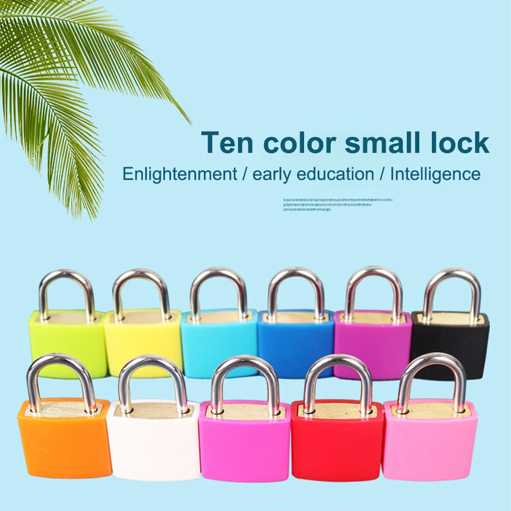 Padlock Toy Teaching Prop Cognition Learning Locks Preschool Supplies