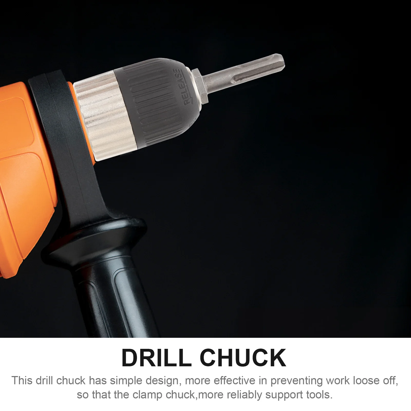 

1Pcs Drill Chuck 2-13mm Steel Keyless Chuck Adapter Converts Impact Driver Holds Non- Bits