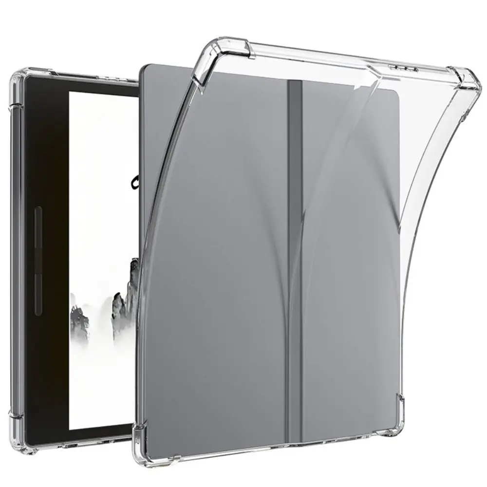 

6-7 inch eReader Case Transparent Airbag Corner e-Book Back Cover Soft Shockproof for Hanvon Clear 7/6/6Plus/6Pro