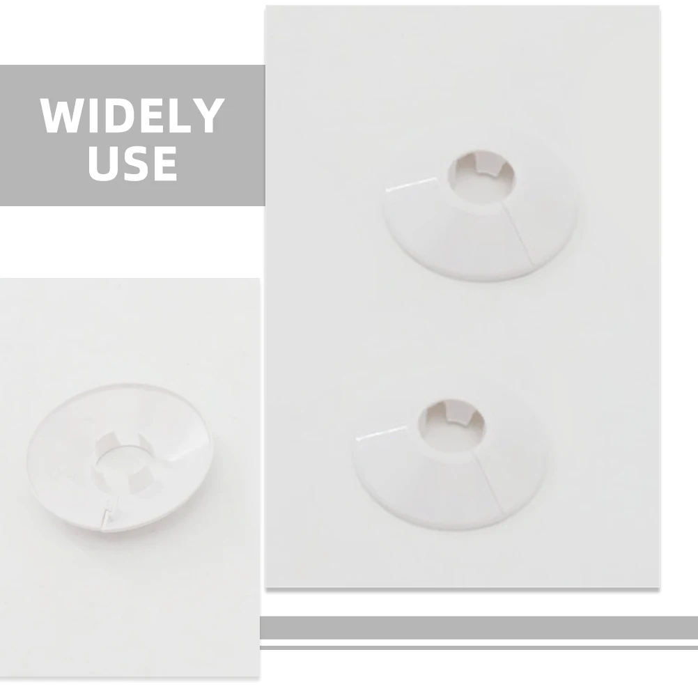 

4Pcs Wall Pipe Cover Decorative Plates Shower Plumbing Flange for Faucets