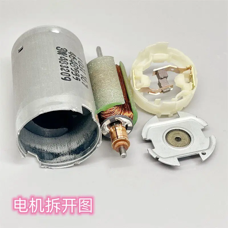 1Pcs 390 Motor Carbon Brush Motor DC 5V 12V 18V 14695RPM Durable Short Axis D Axis High Speed for Sweeper Robot Vacuum Cleaner