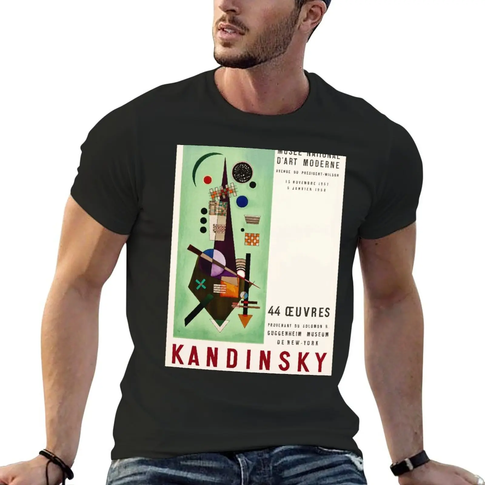 

Kandinsky Exhibition poster 1957 T-Shirt Funny t-shirt animal prinfor boys graphic t shirt vintage mens graphic t-shirts