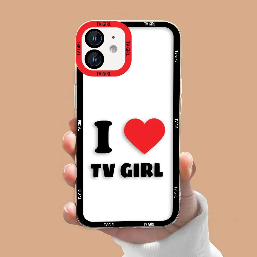 Hot Band T-TV Girl Cover Clear Phone Cqoue Case per Samsung Galaxy A03 A04 A05 A05S A11 S10 S20 S21 S22 S23 S24 Case Funda Shell