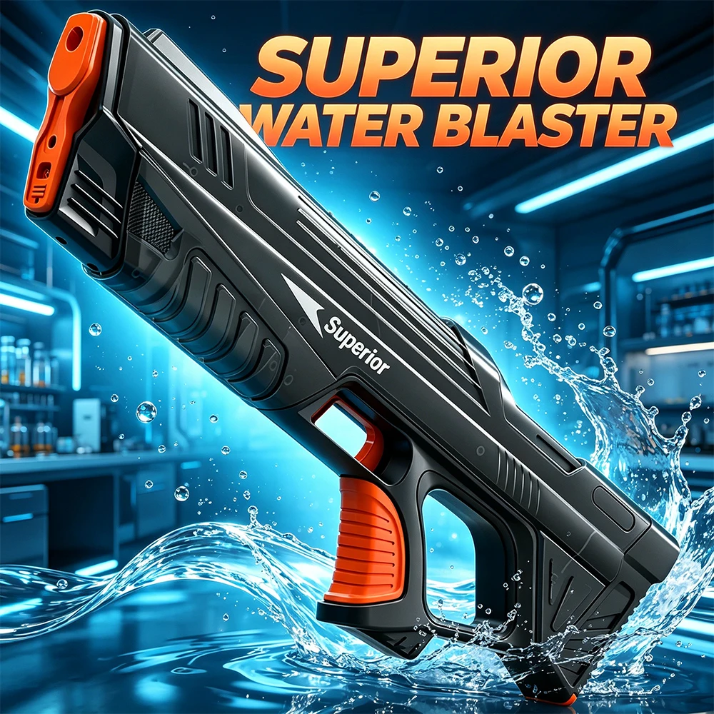 Elektrische Wasserpistolen Spielzeug Automatische Wasserspritzpistolen für Erwachsene Batteriebetriebene Automatische Wasserstrahlen Party-Spielzeug