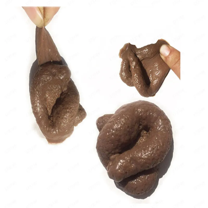 ReFake Poop Realistic Shit Funny Tricky Toys Antistress Gadget Squish Toys Joke Tricky Toys Turd Mischief Turd Poop Squish Toys