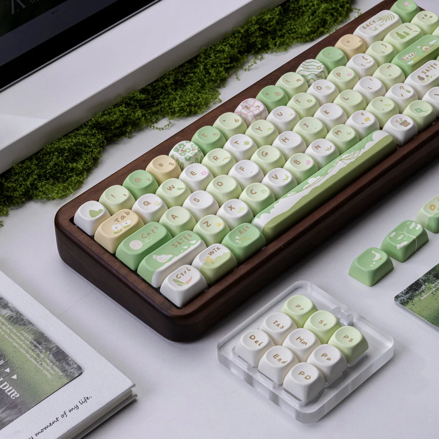 maimooo-touches-de-clavier-sur-le-theme-« moa-mountain-stream-ono »-impression-par-sublimation-a-chaud-touches-de-clavier-mecaniques-en-pbt